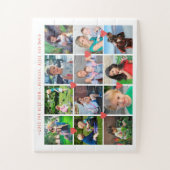LOVE for 最高の MOM 12 Photo collage Mother's Day ジグソーパズル (縦)