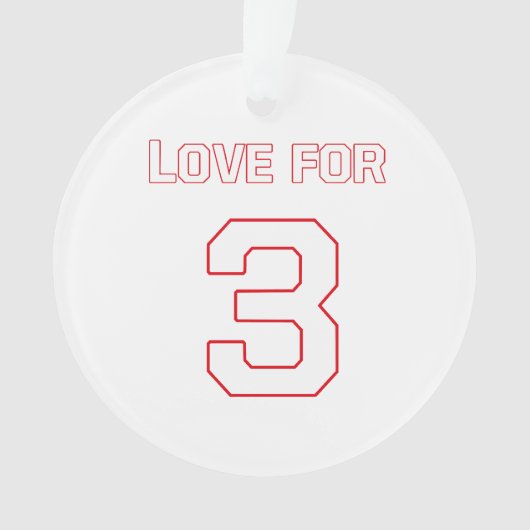 LOVE FOR 3 オーナメント (正面)