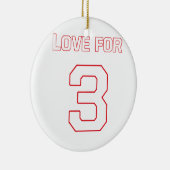 LOVE FOR 3 セラミックオーナメント (右)