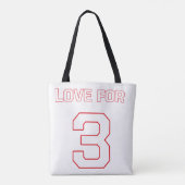 LOVE FOR 3 トートバッグ (裏面)