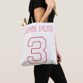 LOVE FOR 3 トートバッグ (クローズアップ)