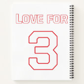LOVE FOR 3 ノートブック (裏面)