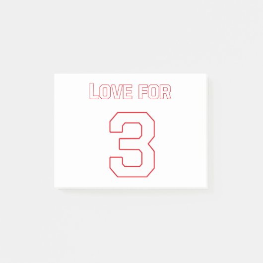 LOVE FOR 3 ポストイット (正面)