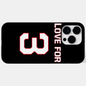 LOVE FOR 3 Case-Mate iPhoneケース (裏面 (横))