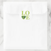 LOVE for Earth Day ラウンドシール (バッグ)