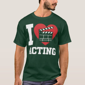 Love for Filmmaking Clapperboard Heart friends Tシャツ