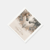 Love For Horses Special結婚's スタンダードカクテルナプキン (角)