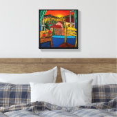 Love for Jerasus, Jonathan Kis-Lev Canvas Print キャンバスプリント (インサイチュ (寝室))