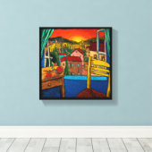 Love for Jerasus, Jonathan Kis-Lev Canvas Print キャンバスプリント (インサイチュ (ウッドフロア))