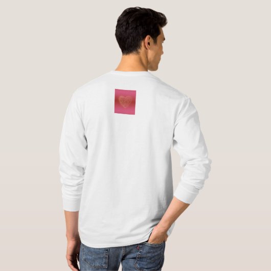 LOVE FOR MEバレンタインデーTシャツ Tシャツ (裏面フル)
