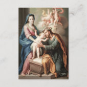 Love For My Familyフォト祈りの言葉カード エンクロージャーカード (裏面)