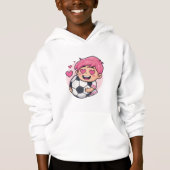 Love for soccer kawaii anime design (正面)