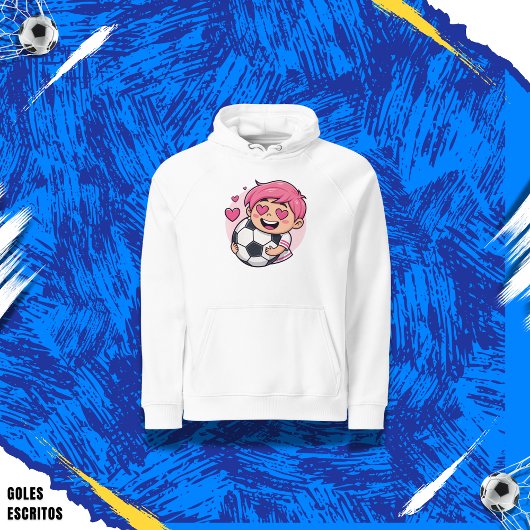 Love for soccer kawaii anime design
