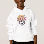 Love for soccer kawaii anime design (正面)