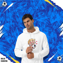 Love for soccer kawaii anime design パーカ