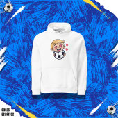 Love for soccer kawaii anime design パーカ