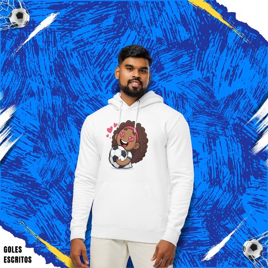 Love for soccer kawaii anime design パーカ