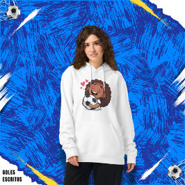 Love for soccer kawaii anime design パーカ