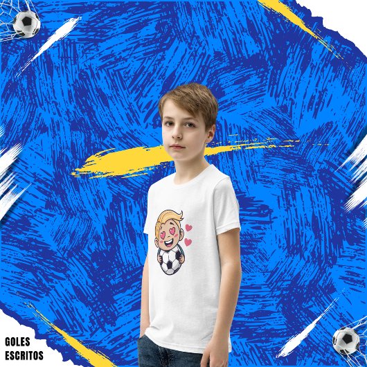 Love for soccer kawaii anime design tシャツ