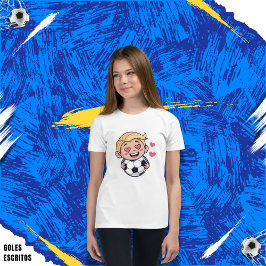 Love for soccer kawaii anime design tシャツ