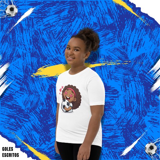 Love for soccer kawaii anime design tシャツ