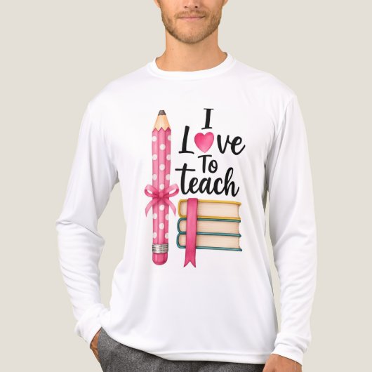 Love for Teaching:An Inspiring Design for Educator トライブレンドＴシャツ (正面)