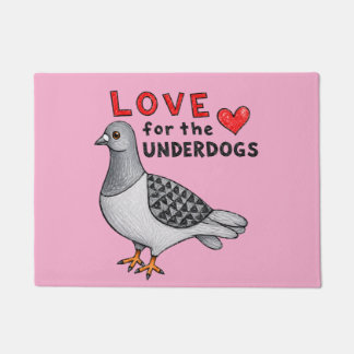 Love for the Underdogs – Fußmatte mit Taube ドアマット