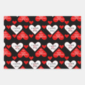 Love For Valentine's Day ラッピングペーパーシート (正面)