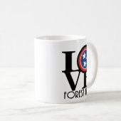 LOVE Forest Hills 11oz コーヒーマグカップ (正面右)