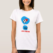 Love forever football tシャツ (正面)