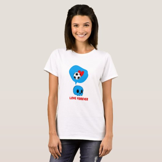 Love forever football tシャツ (正面フル)