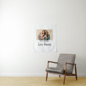 Love Forever LGbtqカップルプライド追加フォト名sim タペストリー (インサイチュ)