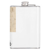 Love Forever LGbtqカップルプライド追加フォト名sim フラスク (裏面)