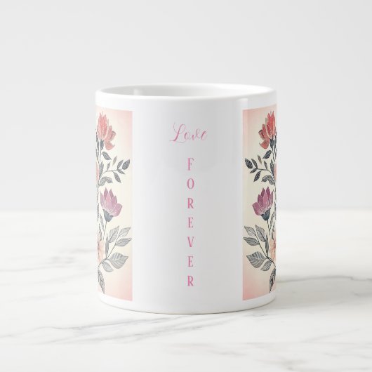 Love Forever Specialty Mug ジャンボコーヒーマグカップ (正面)