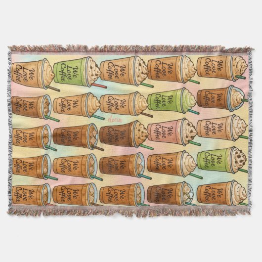  love frap/latt スローブランケット (正面)