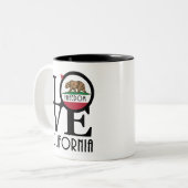 LOVE Freedom California 11oz ツートーンマグカップ (正面左)