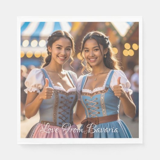 LOVE FROM BAVARIA スタンダードランチョンナプキン (正面)