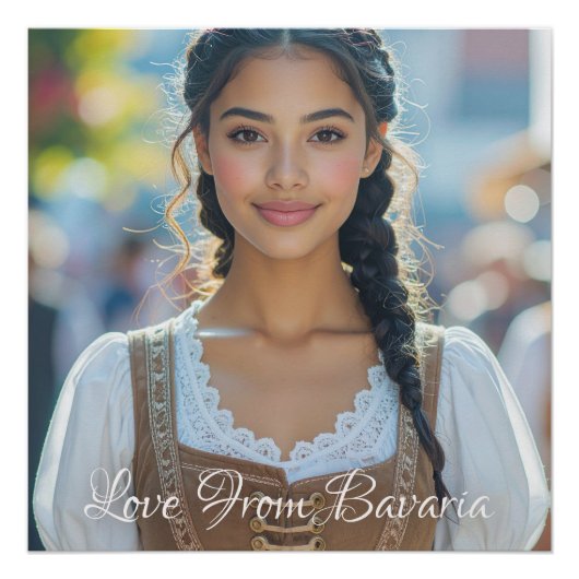 LOVE FROM BAVARIA - Beautiful Bavarian Girl ポスター (正面)