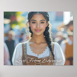 LOVE FROM BAVARIA - Beautiful Bavarian Girl ポスター