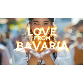 LOVE FROM BAVARIA - Shirt with Bavarian Beauty Tシャツ