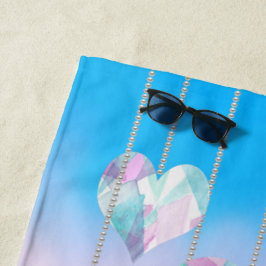 Love from Heaven ビーチタオル