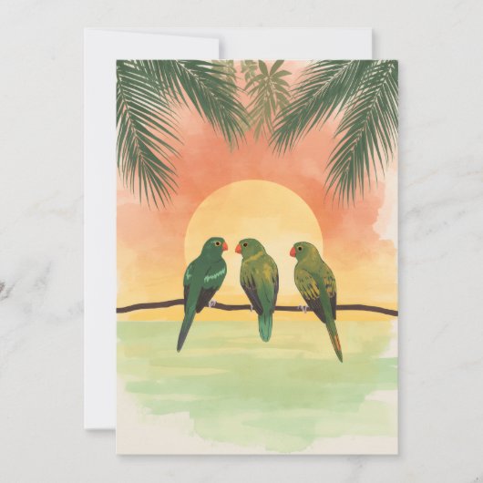 Love from the yard 招待状 (正面)