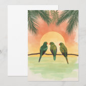 Love from the yard 招待状 (正面/裏面)