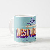 LOVE from West Virginia  コーヒーマグカップ (正面左)