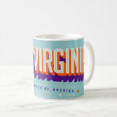 LOVE from West Virginia  USA コーヒーマグカップ (正面右)