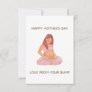 Love from Your Bump: A Mother's Dayメッセージカード