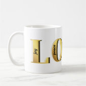 LOVE-Fruits of God's Spirit Christin Faith コーヒーマグカップ (左)