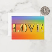 LOVE-Fruits of God's Spirit Christin Faith ノートカード (正面/裏面インサイチュ)