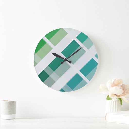 LOVE FUTURE MULTICOLOR INCLINED by masanser ラージ壁時計 (ホーム)