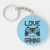 Love Gaming Keychain キーホルダー (正面)